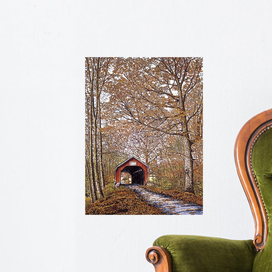 Books Bridge Wall Decal