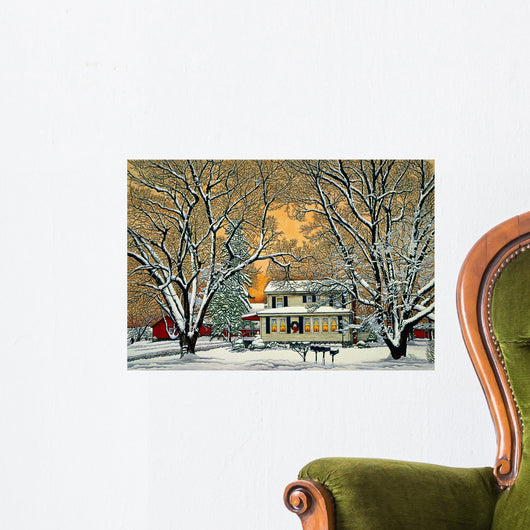Christmas Country Wall Decal
