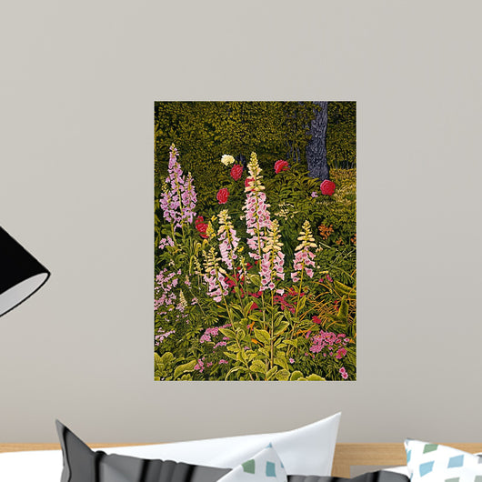 Foxglove Peonies Wall Decal