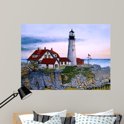 Portland Headlight Wall Decal