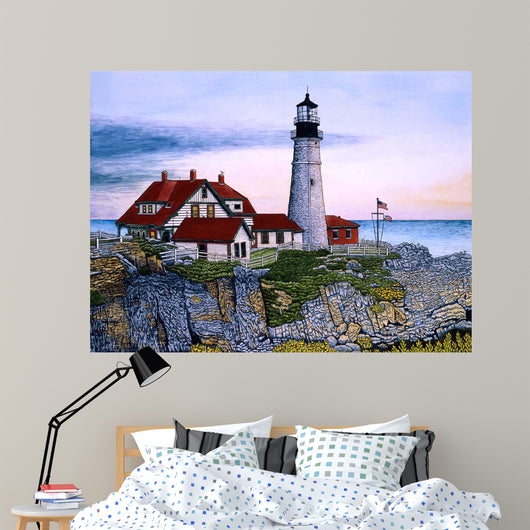 Portland Headlight Wall Decal