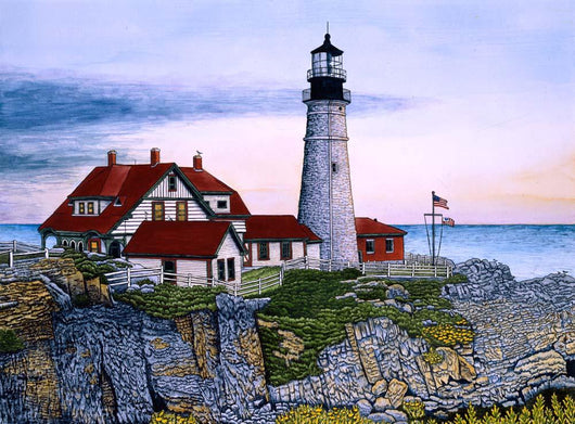 Portland Headlight Wall Decal