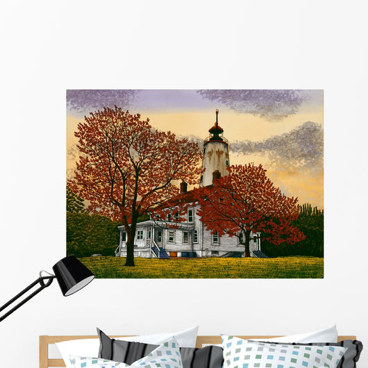 Sandy Hook Lighthouse Wall Decal
