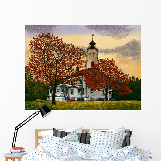 Sandy Hook Lighthouse Wall Decal