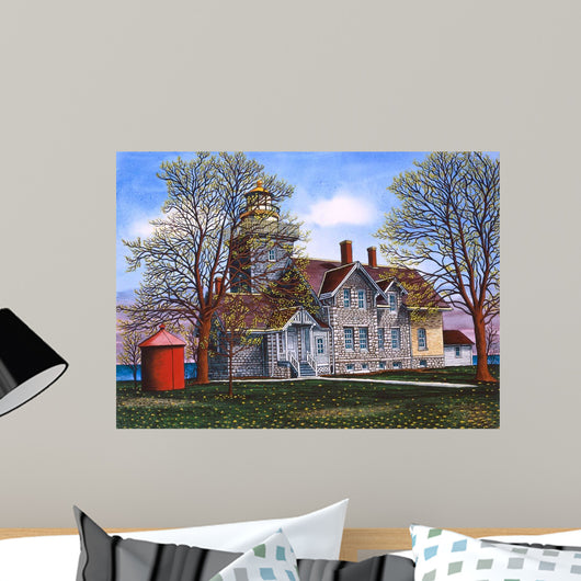 Somerset Lighthouse Wall Decal