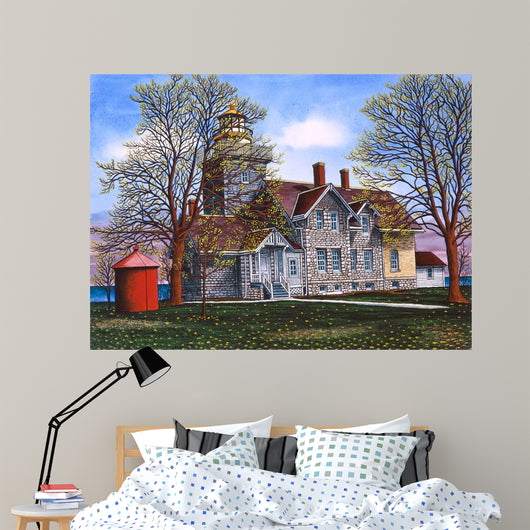 Somerset Lighthouse Wall Decal