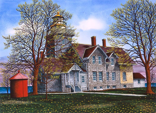 Somerset Lighthouse Wall Decal