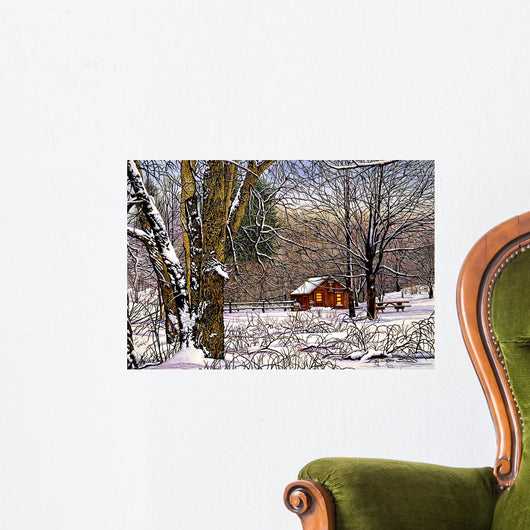Woodland Winter Wall Decal