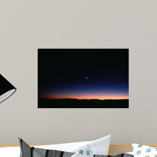 Moon Planets Wall Decal