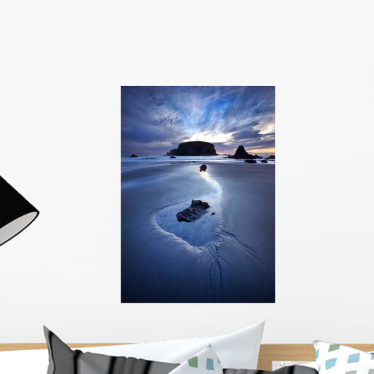 Reflection Whale Head Wall Decal