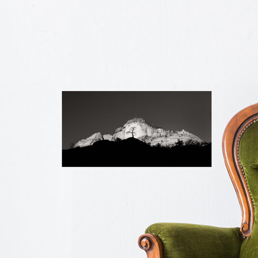 Zion Tree Silhouette Wall Decal
