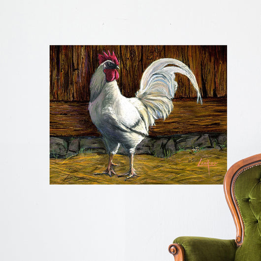 Bantam Rooster Wall Decal