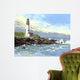 Blue Point Light Wall Decal