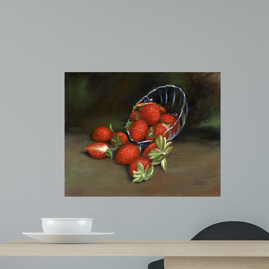 Strawberries Wall Decal Design 1
