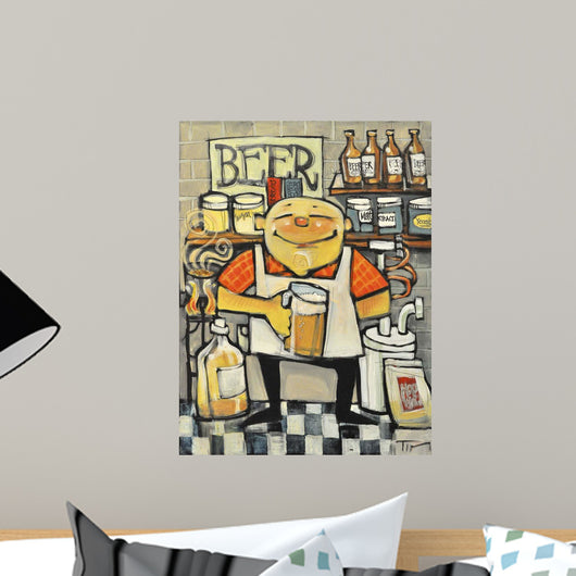 Basement Brewer Wall Mural