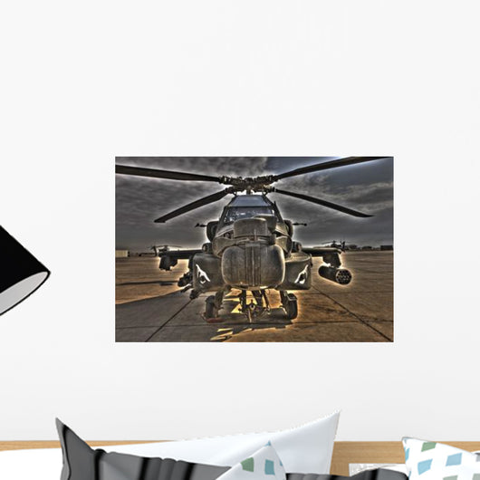 Ah-64d Apache Longbow Block Wall Decal Design 21