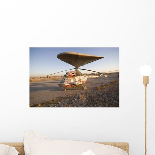 Iraqi Helicopter Sits Flight Wall Decal Design 2