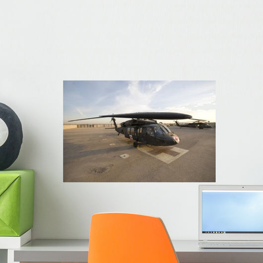 Uh-60 Blackhawk Medivac Helicopter Wall Decal Design 13