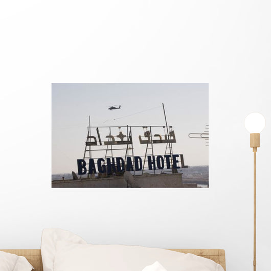 Ah-64 Apache Flight over Wall Decal Design 4