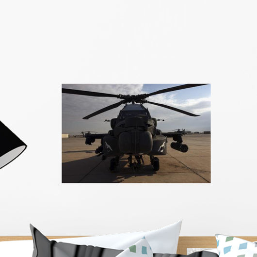 Ah-64d Apache Longbow Block Wall Decal Design 5
