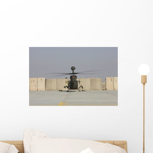 Rear Oh-58d Kiowa Warrior Wall Decal