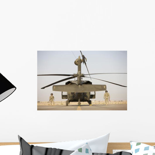 Crew Chiefs Stand beside Wall Decal