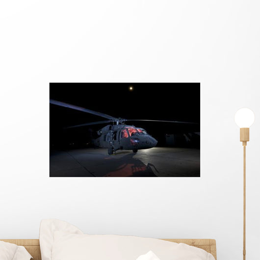 Uh-60 Black Hawk Helicopter Wall Decal Design 6