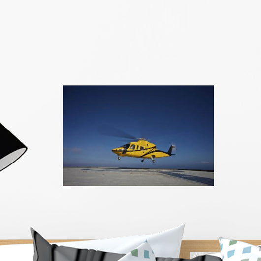 Sikorsky S-76 Utility Helicopter Wall Decal Design 2
