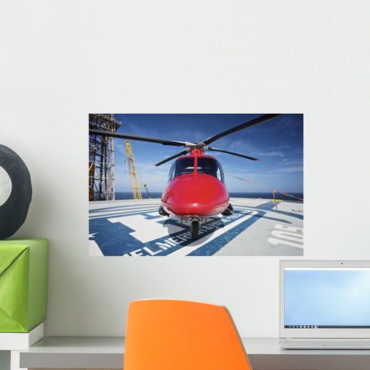 Agustawestland Aw109e Utility Helicopter Wall Decal Design 3