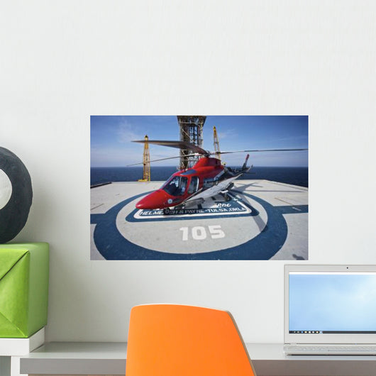 Agustawestland Aw109e Utility Helicopter Wall Decal Design 1