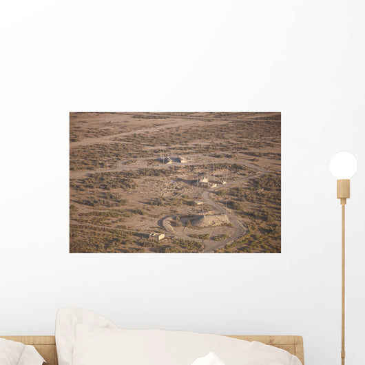Aerial Unknown Iraqi Installations Wall Decal Design 2