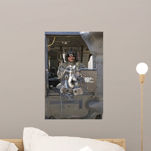 Uh-60 Black Hawk Door Wall Decal Design 1