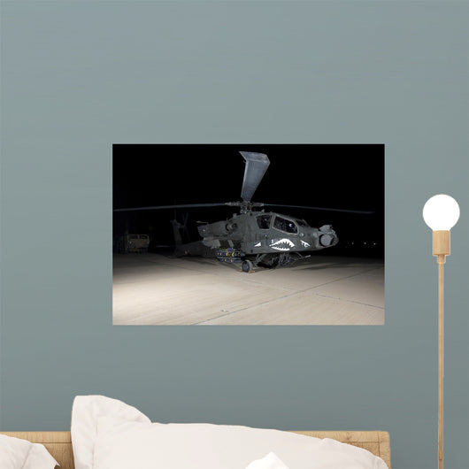 Ah-64d Apache Longbow Night Wall Decal