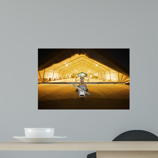 Rq-5 Hunter Unmanned Aerial Wall Decal Design 4