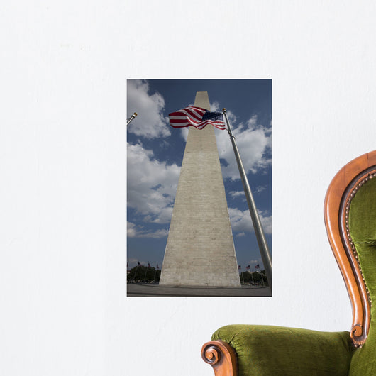 Washington Monument and American Wall Decal