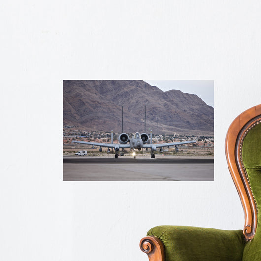 A-10 Thunderbolt Taxis to Wall Decal Design 10
