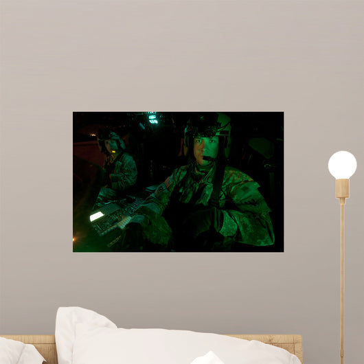 Pilots Sitting Cockpit Uh-60 Wall Decal Design 1