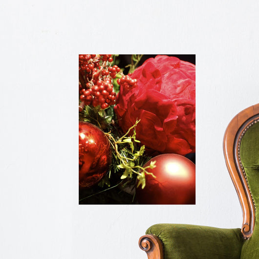 Festive Baubles Wall Decal