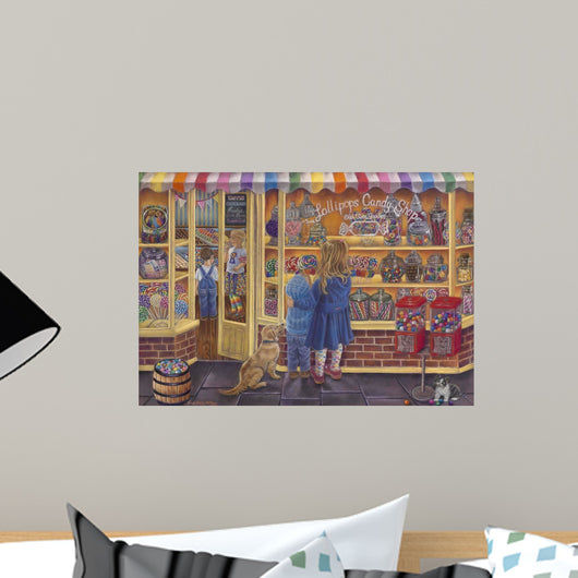 Lollipop Candy Shop Wall Mural