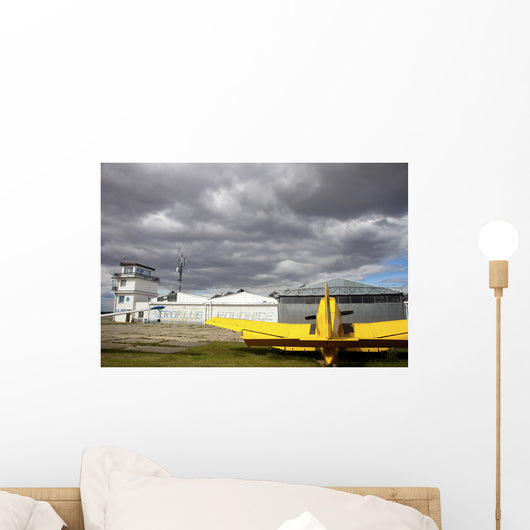 Old Communist-era Zlin Z-37a Wall Decal