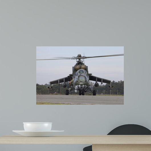 Czech Air Force Mi-24 Wall Decal