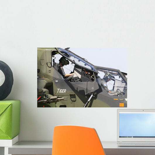 Pilots Prepare for Mission Wall Decal