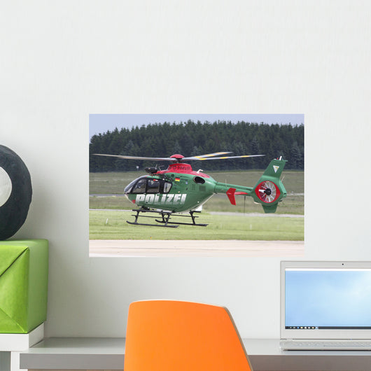 Eurocopter Ec135 Used German Wall Decal Design 1