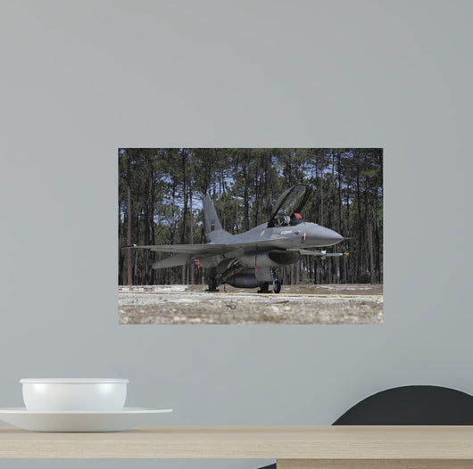 F-16a Fighting Falcon Portuguese Wall Decal Design 2