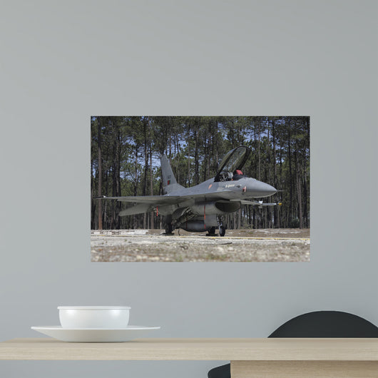 F-16a Fighting Falcon Portuguese Wall Decal Design 2