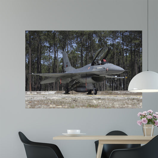 F-16a Fighting Falcon Portuguese Wall Decal Design 2