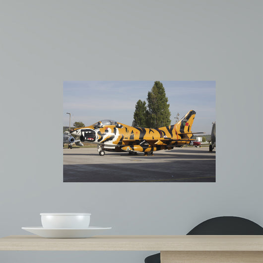 Fiat G-91 Fighter Plane Wall Decal Design 2