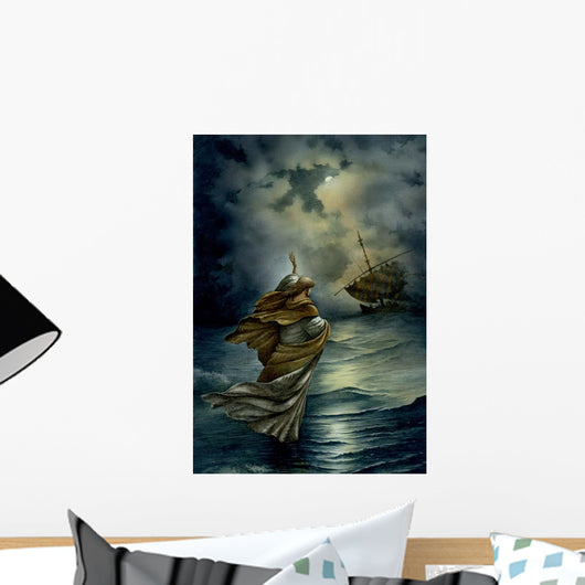 Jesus Biblical Ocean Wall Mural