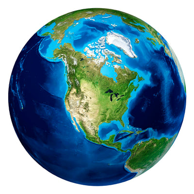 3D Rendering Planet Earth Wall Decal Design 21