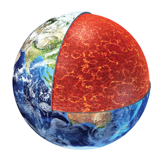 Cross Section Planet Earth Wall Decal Design 4